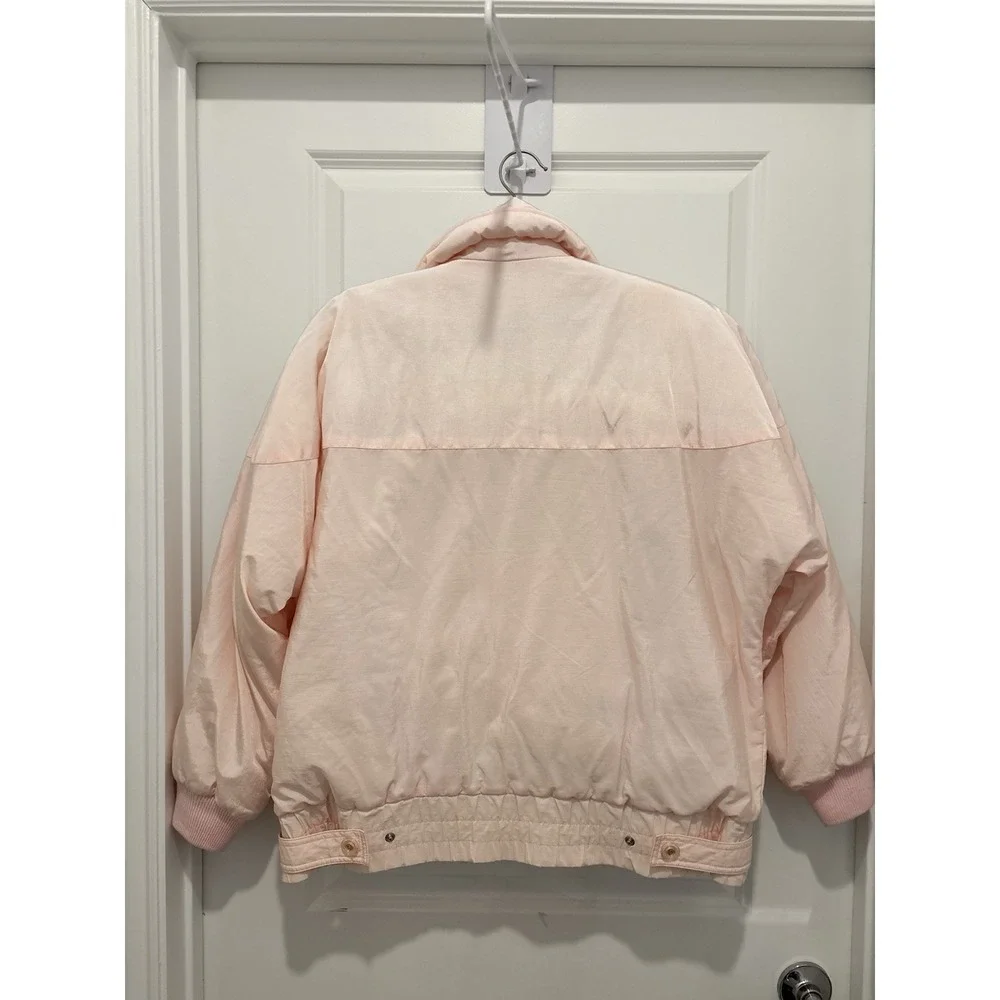 Vintage Obermeyer‎ Women's Ski Jacket Size M Pink Short 90s Y2K Retro